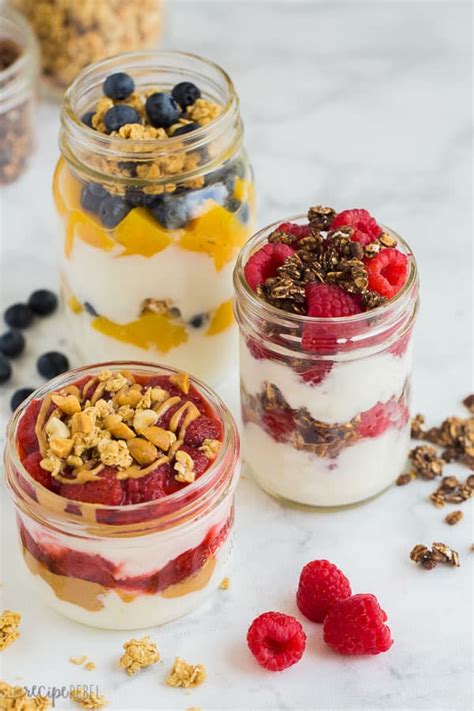 easy-yogurt-parfaits-a-meal-prep-breakfast-the-recipe-rebel image