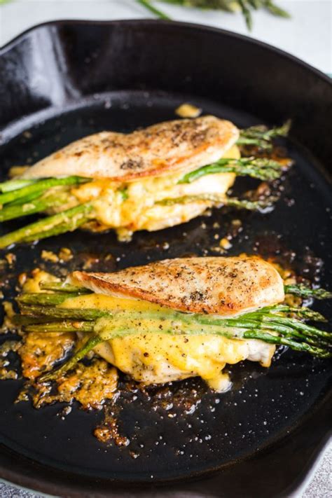 asparagus-cheese-stuffed-chicken-food-with image
