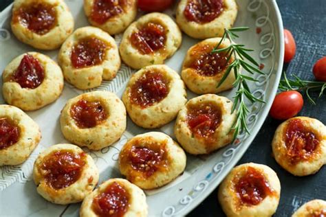 savory-thumbprint-cookies-southern-comfort-food image