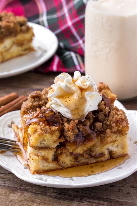 eggnog-french-toast-bake-with-easy-make-ahead image