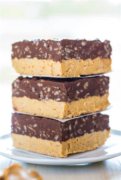 chocolate-peanut-butter-fudge-bars-averie-cooks image