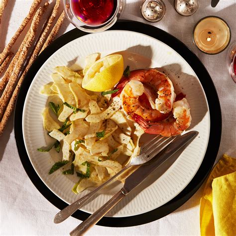 shaved-artichoke-salad-with-shrimp-recipe-eatingwell image
