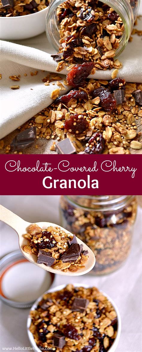chocolate-cherry-granola-recipe-hello-little-home image