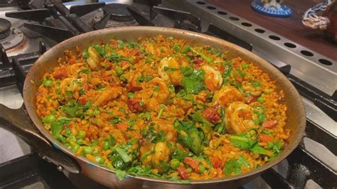 shrimp-and-chorizo-paella-recipe-recipe-rachael-ray image