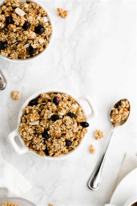 healthy-blueberry-granola-amys-healthy-baking image