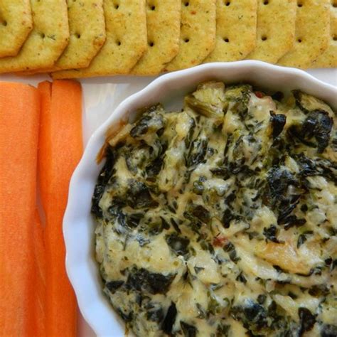 spinach-artichoke-dip-with-water-chestnuts-yum-taste image