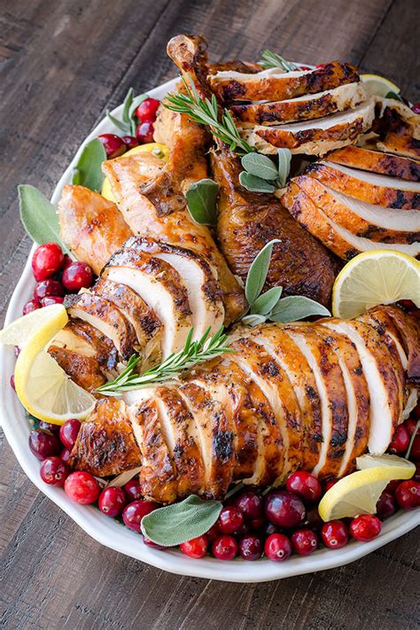 lemon-herb-roast-turkey-sweet-savory image