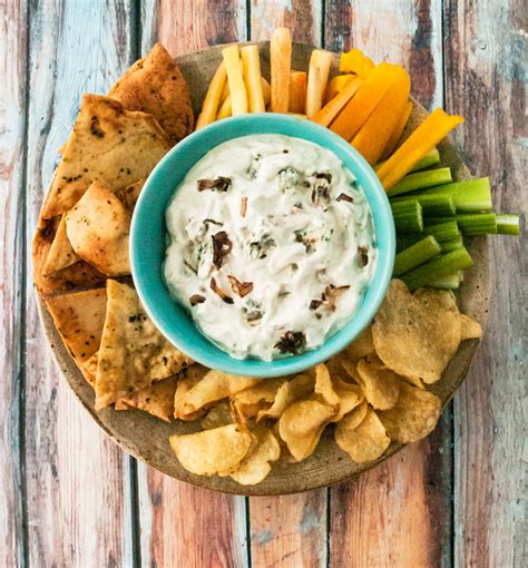 blue-cheese-dip-with-caramelized-shallots-lemon image