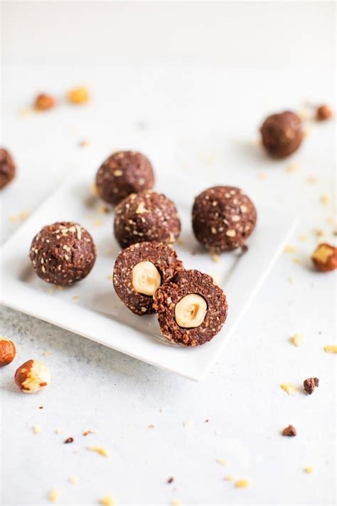 chocolate-hazelnut-balls-copycat-ferrero-rocher image