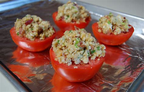 oven-roasted-tomatoes-with-bacon-and-blue-cheese image