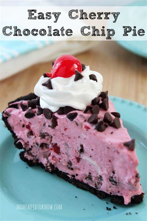 no-bake-easy-cherry-chocolate-chip-pie-moms-need-to-know image