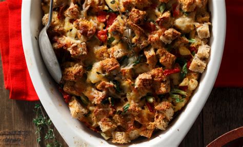 crab-roasted-red-pepper-strata-recipe-get-cracking image