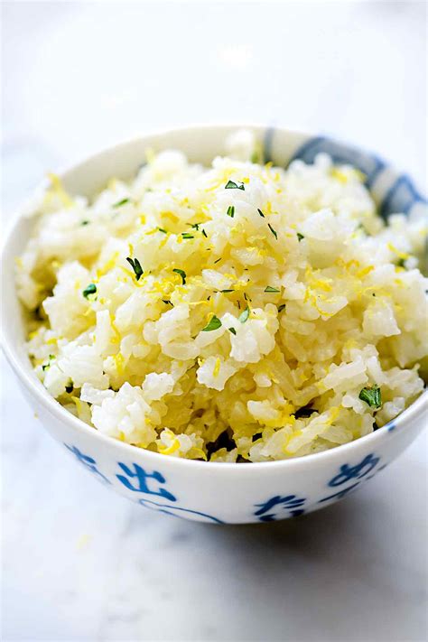 easy-lemon-rice-recipe-foodiecrush image