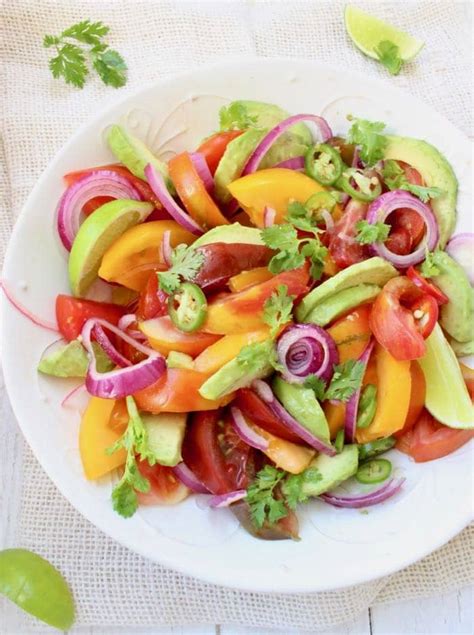 avocado-tomato-salad-recipe-veggie-society image