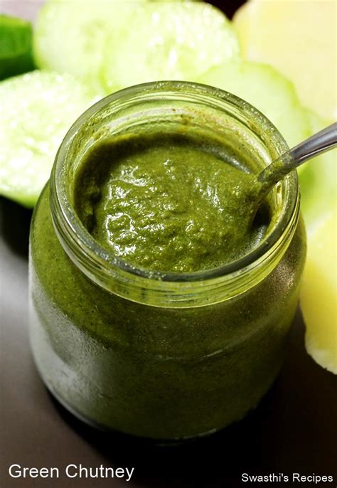 green-chutney-for-sandwich-chaat-snacks-swasthis image