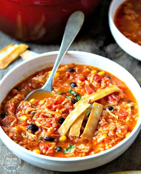 chicken-tortilla-soup-with-rice-happily-unprocessed image