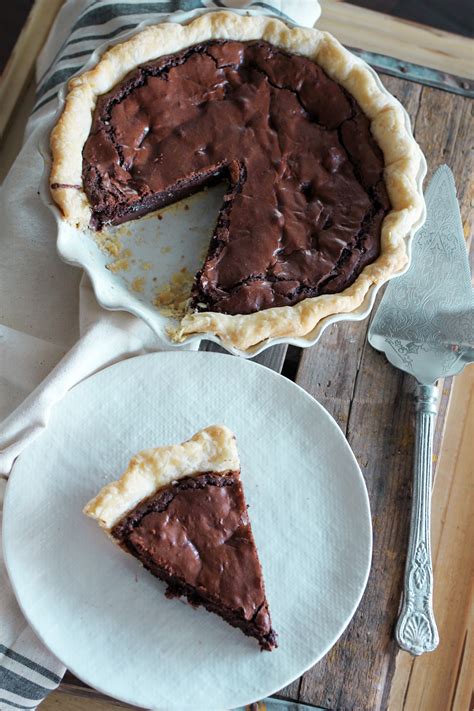 fudge-brownie-pie-a-bountiful-kitchen image