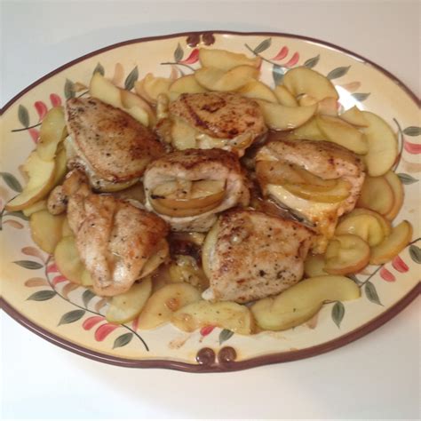 brie-and-apple-chicken-breasts-bigoven image