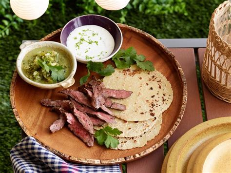 grilled-skirt-steak-with-homemade-corn-tortillas-grilled image