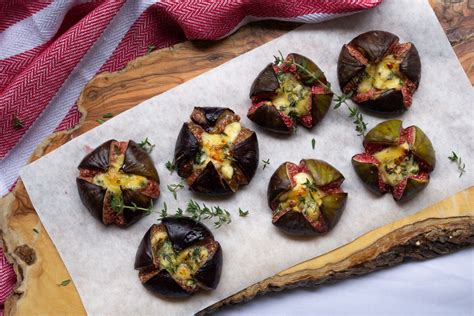 baked-figs-with-blue-cheese-and-local-honey image