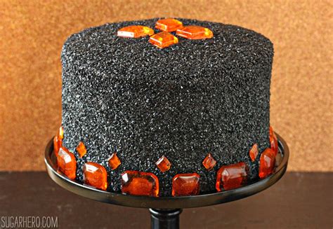 devils-food-cake-with-pumpkin-butterscotch-frosting image