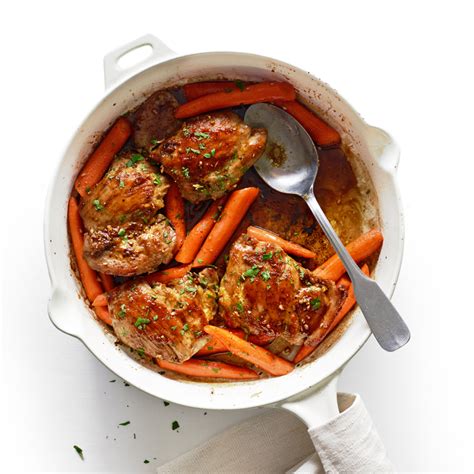pomegranate-molasses-glazed-chicken-and-carrots image