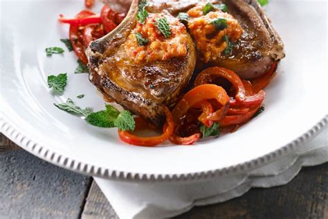 lamb-chops-with-sun-dried-tomato-and-bocconcini image