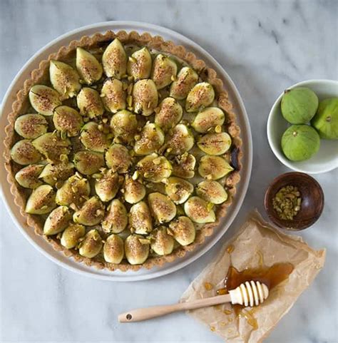 fig-tart-with-honey-and-pistachios-the-little-epicurean image