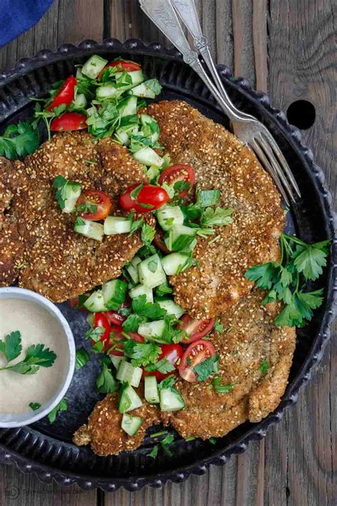 zaatar-breaded-chicken-recipe-the-mediterranean-dish image