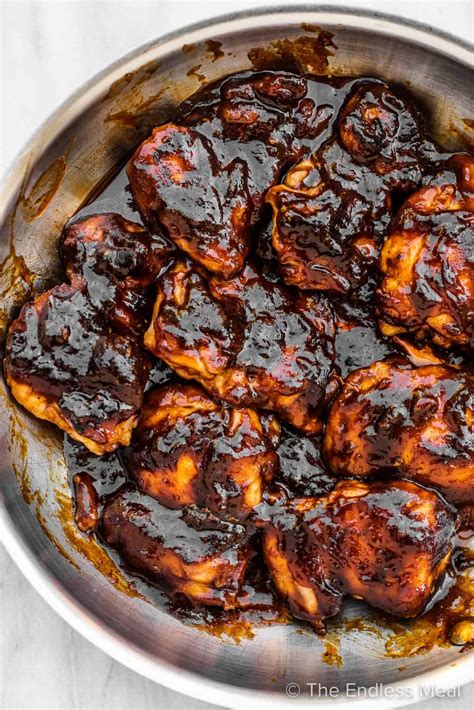 stovetop-bbq-chicken-easy-recipe-the-endless-meal image