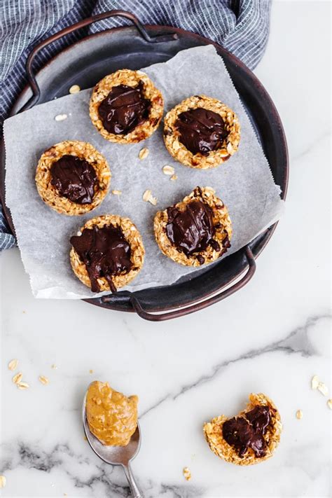chocolate-peanut-butter-oatmeal-cups-5-ingredients image