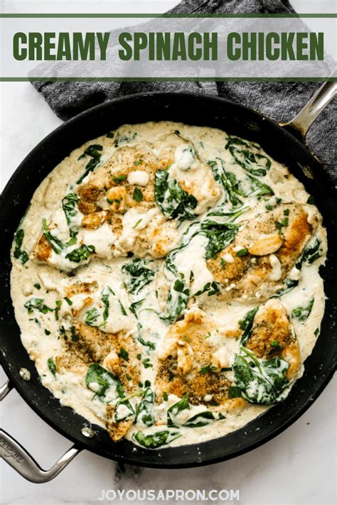 creamy-spinach-chicken-one-pan-joyous-apron image