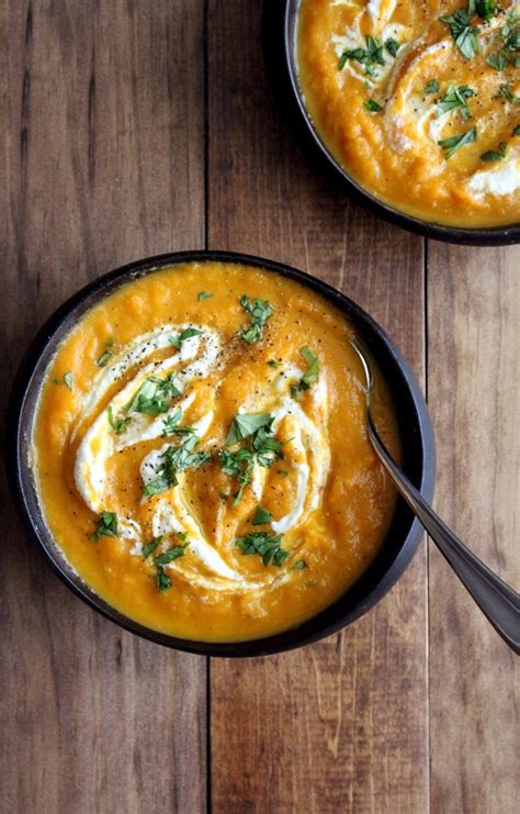 roasted-carrot-leek-soup-the-wheatless-kitchen image