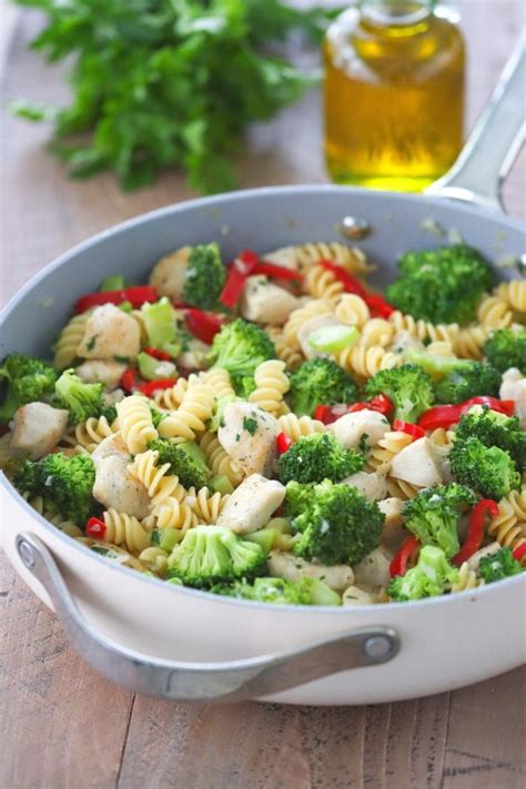 skillet-chicken-broccoli-pasta-olgas-flavor-factory image