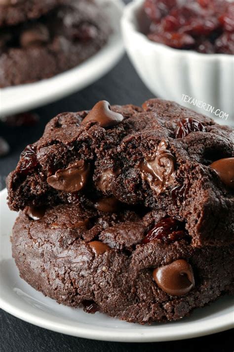 double-chocolate-cherry-cookies-oh-sweet-basil image