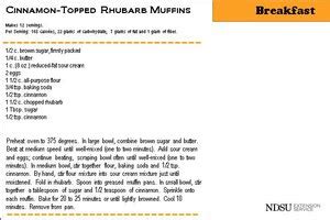 cinnamon-topped-rhubarb-muffins-food-and image