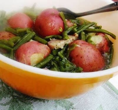 homegrown-green-beans-and-new-potatoes-tasty image