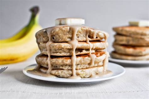 whole-wheat-brown-sugar-banana-bread-pancakes image