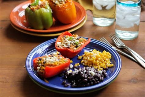 southwest-stuffed-bell-peppers-recipe-food-fanatic image