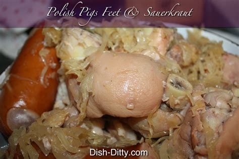 polish-pigs-feet-sauerkraut-recipe-dish-ditty image