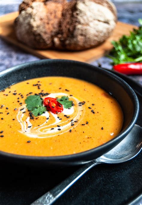 spicy-sweet-potato-and-lentil-soup image