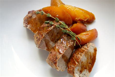 pork-tenderloin-with-bourbon-peach-glaze-recipe-ali image