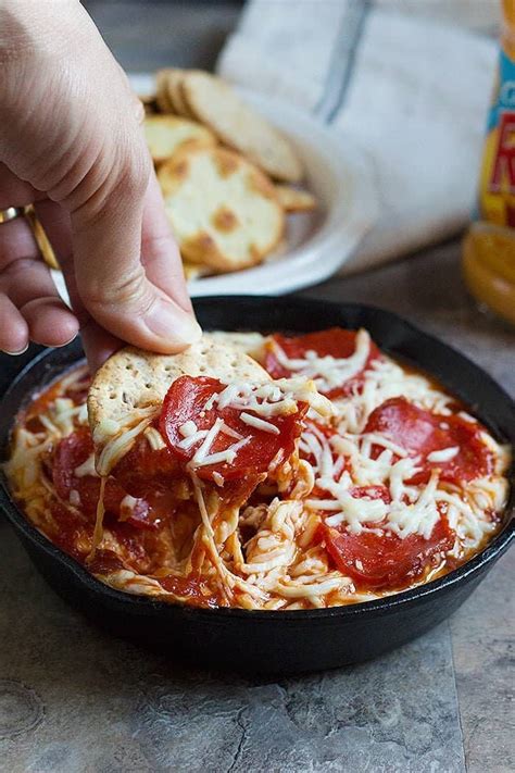pizza-dip-with-pepperoni-unicorns-in-the-kitchen image