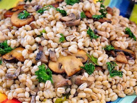 barley-pilaf-with-mushrooms-a-deliciously-savory-dish image