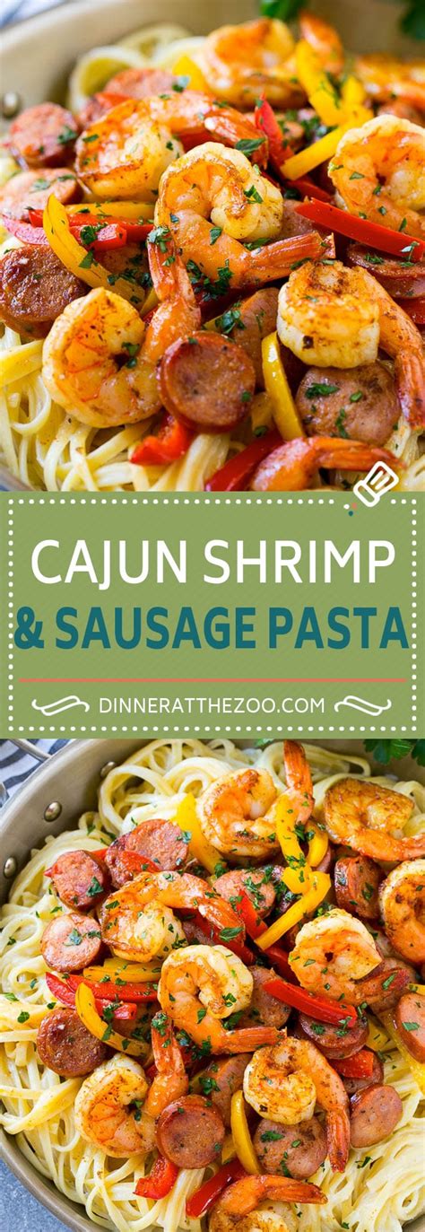 cajun-shrimp-and-sausage-pasta-dinner image