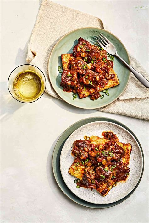 grit-cakes-with-pork-grillades-southern-living image