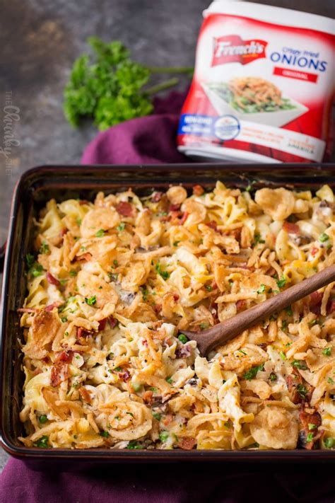 loaded-cheesy-chicken-noodle-casserole-the-chunky image