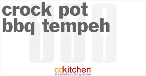 crock-pot-bbq-tempeh-recipe-cdkitchencom image
