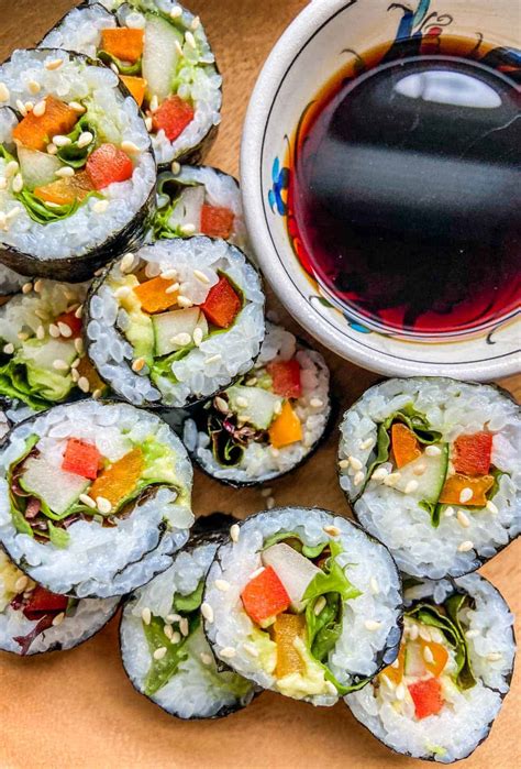 easy-vegetable-sushi-recipe-this-healthy-table image
