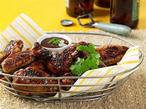 chicken-wings-with-grilled-ginger-plum-coulis image